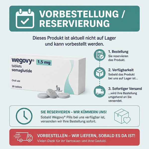 Wegovy Tabletten 1,5 mg